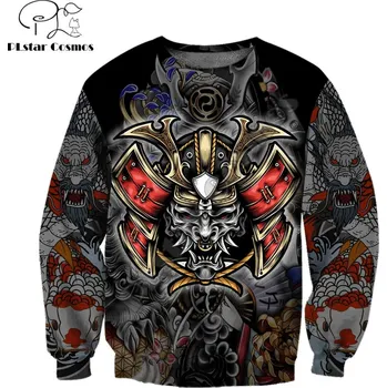 Dámská mikina Unisex mikina s potiskem CS932 Samurai mask Velikost: 4XL, Barva (Varianta): Sweatshirt