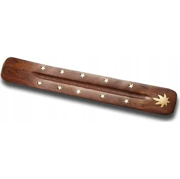 Obraz Dřevěný stojánek na vonné tyčinky - motiv Hvězdičky