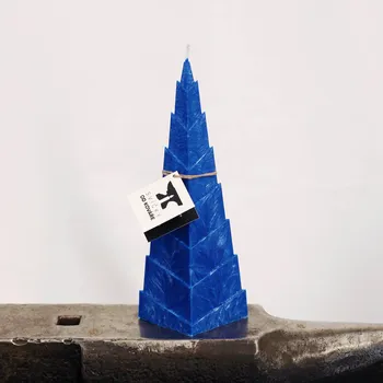 Svíčka Modrá Pyramida