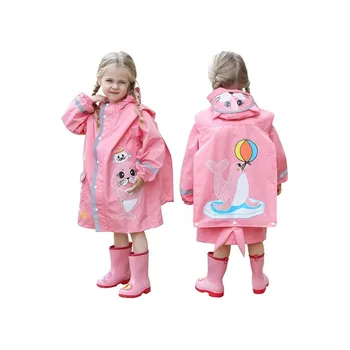 Pláštěnky Dětské Pončo do deště Vodotěsné Bundy do deště s krytem na batoh Chlapci Outdoor