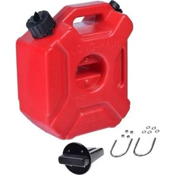 Kanystr Kanystr na benzín Sunway 5l - včetně uchycení Červená