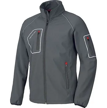 Pánská softshellová bunda JUST softshell bunda šedá L