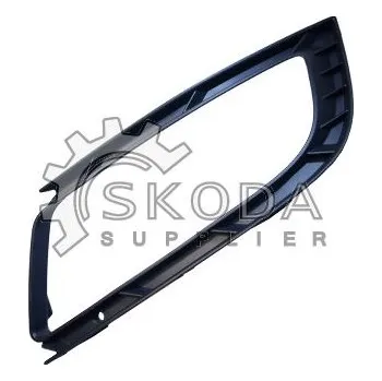 Nárazník Větrací mřížka, nárazník ŠKODA Original OEM 3T0807682 9B9