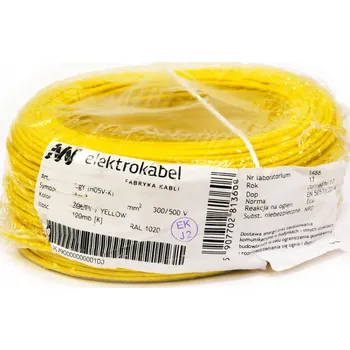 elektrický kabel Elektrický kabel Kulatý, ohebný (lanko) LgY MojeLedy 1 x 1,0