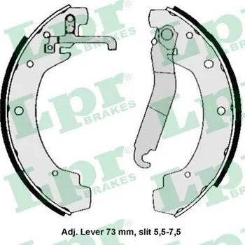 Brzdová čelist Sada brzdových čelistí LPR 04570