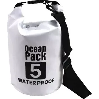 kempingová židle Ocean Pack, vodotěsný vak 5L bílý (OCP5W)