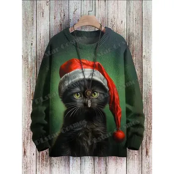 Dámský svetr Unisex svetr s potiskem CS1122 Gradient Art & Multicolor Velikost: 4XL, Barva (Varianta): Svetr