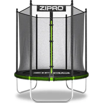Trampolína ZIPRO Trampolína Jump Pro 127 cm s vnější ochrannou sítí 127cm ZELENÁ|ČERNÁ