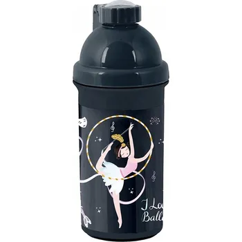 Láhev Lahev Na Pití Paso přenosná láhev na vodu do školy lahev na pití pro dívky chlapce černá 550 ml