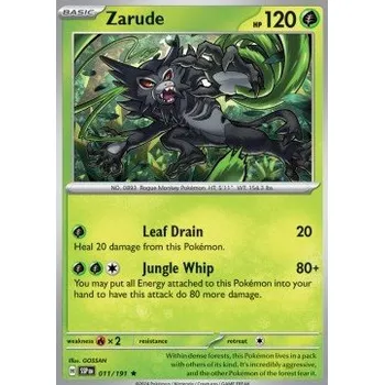 Karetní hra Pokémon SSP 011/191 Zarude - Surging Sparks Stav: Near Mint, Verze: REVERSE HOLO