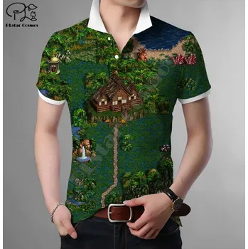 Dámské tričko Unisex tričko polo s potiskem Heroes of Might & Magic 3D Velikost: 3XL, Barva (Varianta): Barva 13