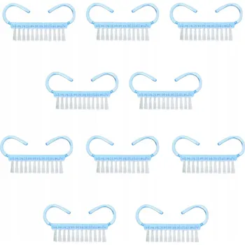 10 KS Kartáček na nehty pro odstranění prachu při manikúře, malý, modrý