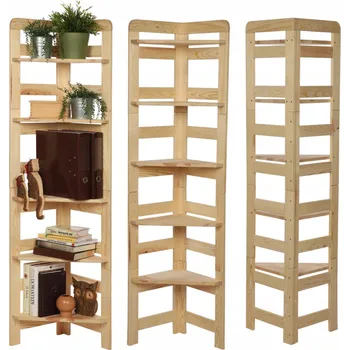 regál Dřevěný skladový regál Wamar 159,2 x 34 x 34 cm, nosnost 35 kg na polici