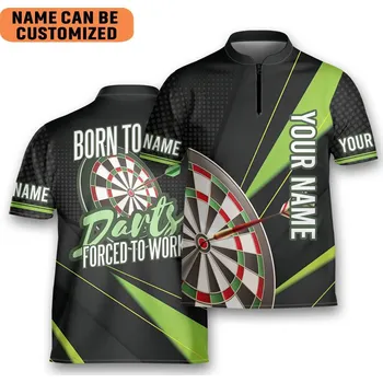 Unisex tričko polo s potiskem CS3360 play Darts Drink Beer Velikost: 3XL, Barva (Varianta): Se zipem 5