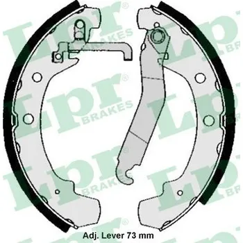 Brzdová čelist Sada brzdových čelistí AP-LPR 05000