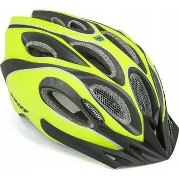 Cyklistická přilba Cyklistická helma Author Skiff žluto-černá matná 58-62