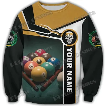 Dámská mikina Mikina s celoplošným potiskem billiard kulečník tým Velikost: 7XL, Barva (Varianta): Sweatshirt