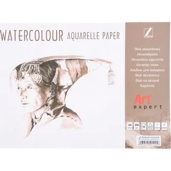 Blok Blok na AKVAREL A4 10 Listů 250g Akvarelové Bloky na BARVY Kreska