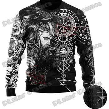 Dámský svetr Unisex svetr s potiskem CS1115 Vlk Wolf Velikost: M, Barva (Varianta): Svetr 2