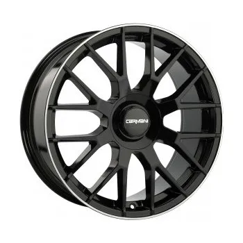 Disk Alu disk CARMANI 19 Hugo 8x19, 5x114.3, 72.6, ET45 black lip polish