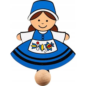 Ramínko Šatní ramínko dřevěný Folkstar vícebarevný