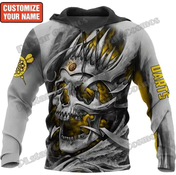 Dámská mikina Unisex mikina s potiskem pro tým šipky darts Velikost: XS, Barva (Varianta): hoodies 5