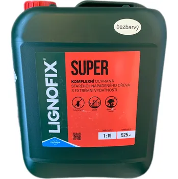 barva a nátěr na dřevo Stachema Lignofix Super 5 kg bezbarvá