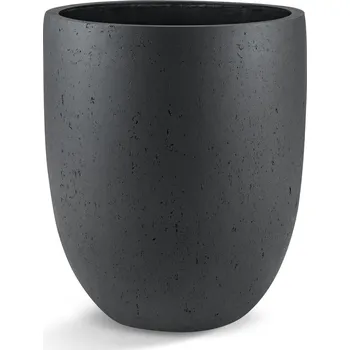 Květináč Grigio Tall Egg Pot Antracite Ø 52 cm / V 61 cm