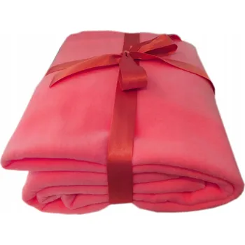 Dětská deka DEKA MINKY 160x200 FLEECE kuličky přehoz TURKYSOVÁ teplá měkká