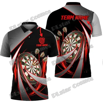 Dámské tričko Unisex tričko polo s potiskem pro hráče šipky darts CS3334 Velikost: 5XL, Barva (Varianta): barva 9