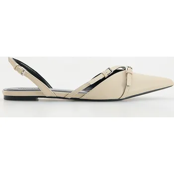 Dámské baleríny Reserved - Baleríny s otevřenou patou - bílá - 362CP-00X - 362CP-00X-40