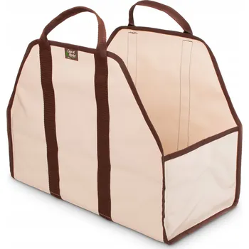 Taška na dřevo 54x28x40 cm – stylové přenášení dřeva ke krbu!