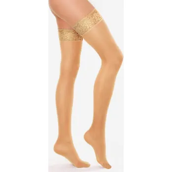 Dámské oblečení Lores samodržící dámské punčochy polomatné 15 DEN velikost 3/4