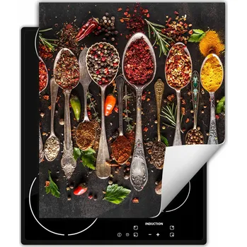 Obraz Ochranná podložka pod indukční varnou desku dekorativní, rolovací do kuchyně, potisk 50x52 cm wm0193