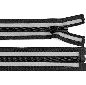 Zip Zip spirálový No 5 reflexní délka 65 cm Varianta: 2 (322) černá, Balení: 1 ks