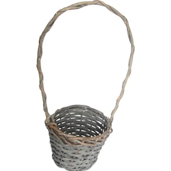 Košík šedý 16 x 13 cm