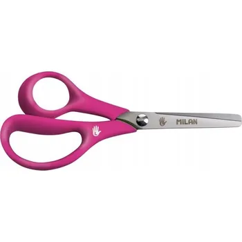Kancelářské nůžky Nůžky pro leváky precizní pevné praktické barevné Milan kreativní práce bezpečné univerzální 13 cm