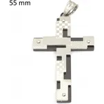 Přívěsek z chirurgické oceli kříž