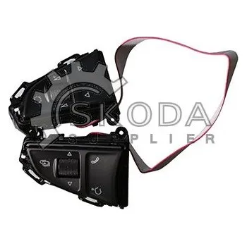Auto elektroinstalace Multifunkční tlačítka volantu ŠKODA Original OEM 5E0919719GWHS