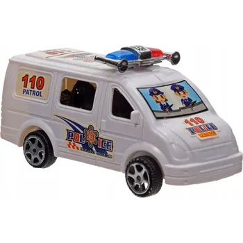 autíčko AUTÍČKO S OTEVÍRACÍM PROUDEM SAMOLEPKY KUFRU POLICEJNÍ DODÁVKY