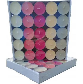 Svíčka Parafínová čajová svíčka vanilka Kamar 50 ks