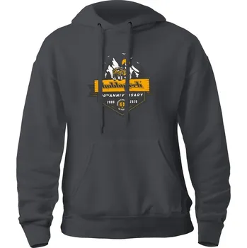 Pánská mikina HOBBYTECH TERRA 20Th šedá mikina s kapucí - pro 8 leté dítě