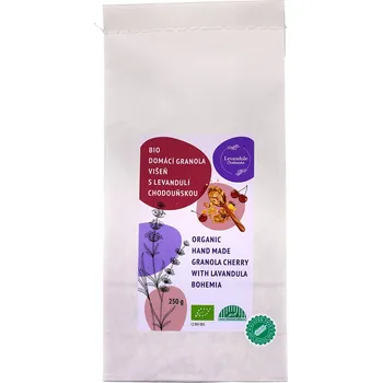 BIO Levandule Chodouňská BIO domácí granola višeň s Levandulí Chodouňskou 250g