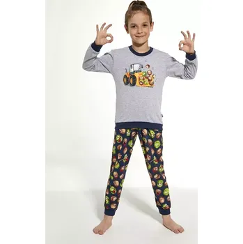 Chlapecké pyžamo Chlapecké pyžamo Cornette Kids Chestnuts 593/128