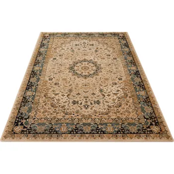 Koberec Kusový koberec vlněný Dywilan Omega Adagio Koniak béžový Rozměr: 200x300 cm