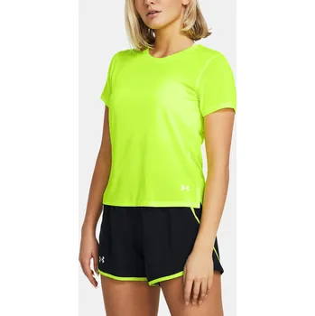 Dámské tričko Under Armour UA Launch Shortsleeve 1382434-731 Zelená LG