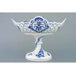 Cibulák Mísa pětihranná prolamovaná 28cm na ozdobné noze vysoká Originál Český porcelán Dubí