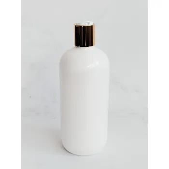 Dávkovač mýdla BELA 500 ml bílý s bílo-zlatým DISC TOP