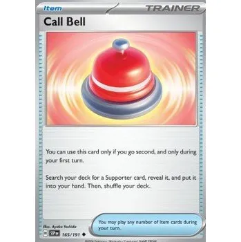 Karetní hra Pokémon SSP 165/191 Call Bell - Surging Sparks Stav: Near Mint, Verze: REVERSE HOLO