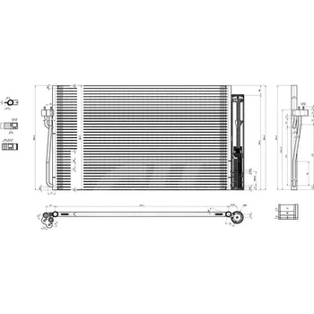 Výparník klimatizace Kondenzátor, klimatizace HART 606 061